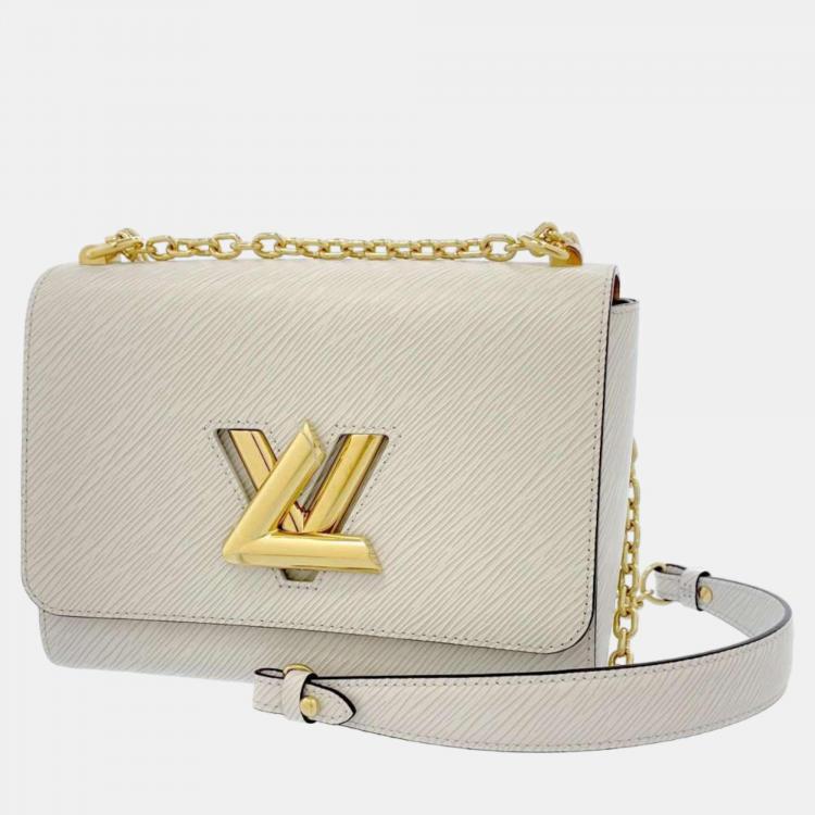 Louis Vuitton White EPI Leather Twist mm Bag