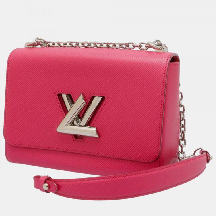Louis Vuitton Pink Epi Leather Twist MM Shoulder Bag Louis Vuitton