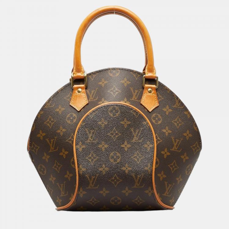 Louis Vuitton Ellipse Small Model Handbag in Brown Monogram Canvas