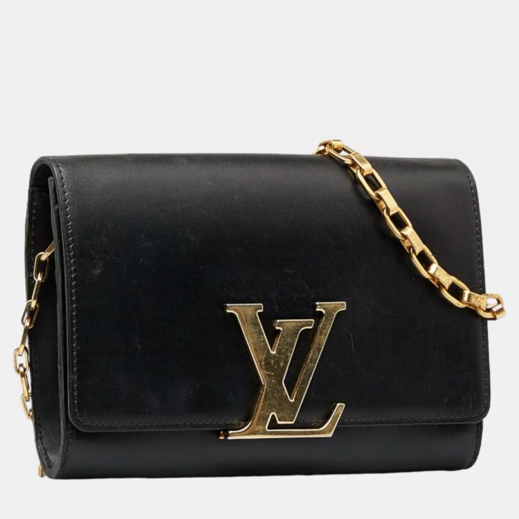 WOMENS DESIGNER Louis Vuitton Louise MM Chain Bag