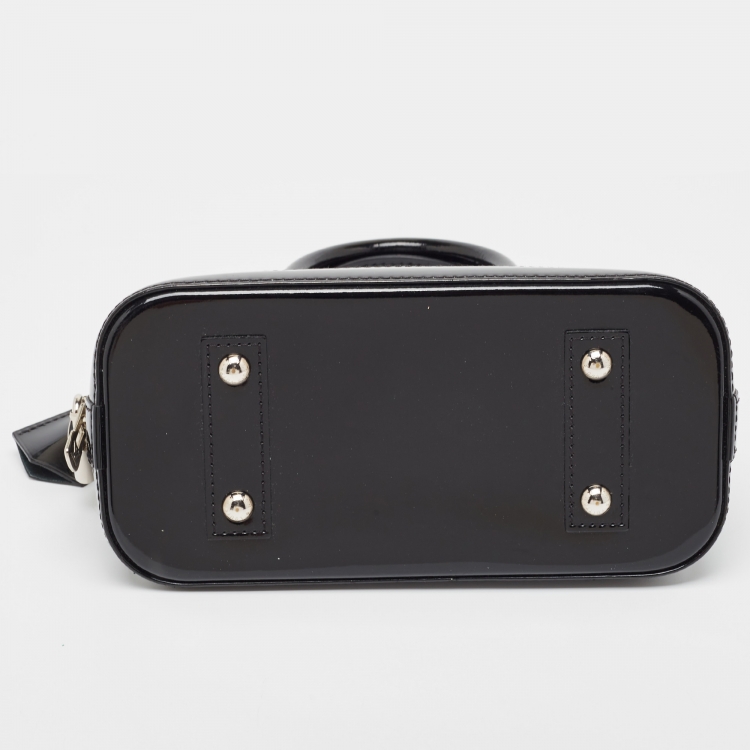 Pre Owned Louis Vuitton Black Electric Epi Leather Alma BB Bag
