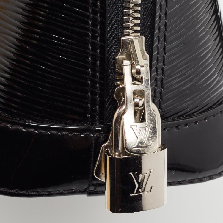 Pre Owned Louis Vuitton Black Electric Epi Leather Alma BB Bag