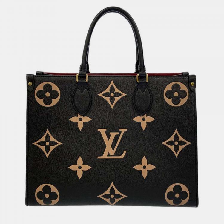 Louis Vuitton Bicolor Monogram Empreinte Leather Giant Onthego MM