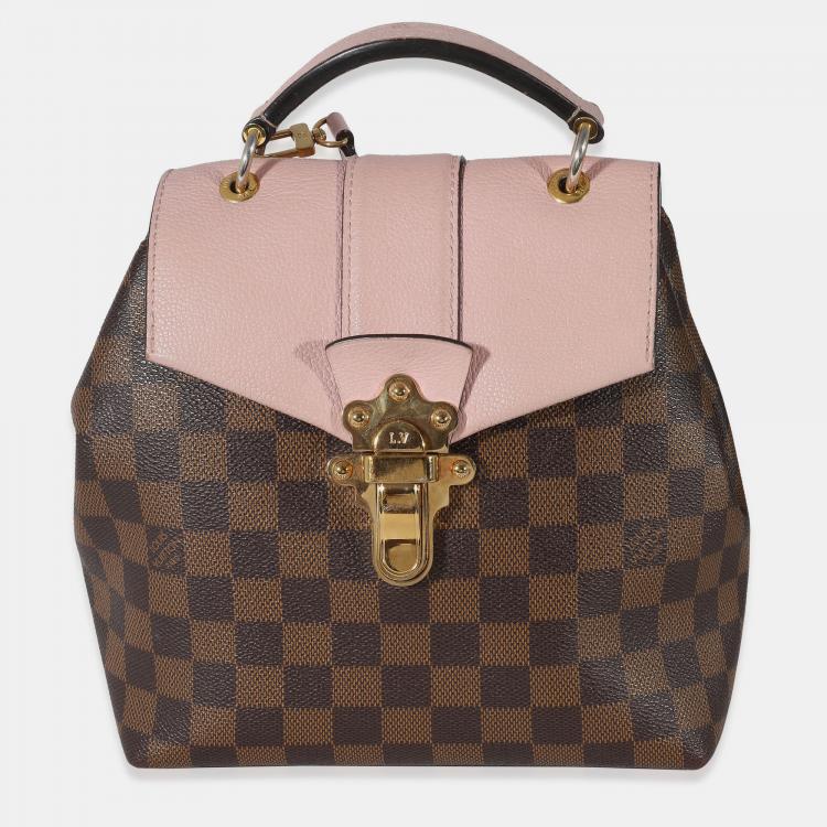 Louis Vuitton Magnolia Pink Damier Ebene Canvas Clapton Backpack Louis  Vuitton | The Luxury Closet