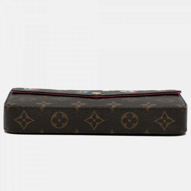 Pre Owned Louis Vuitton Monogram Love Lock Pochette Felicie