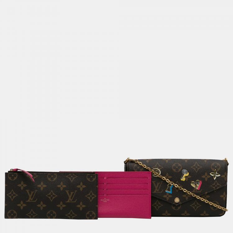 Pre Owned Louis Vuitton Monogram Love Lock Pochette Felicie