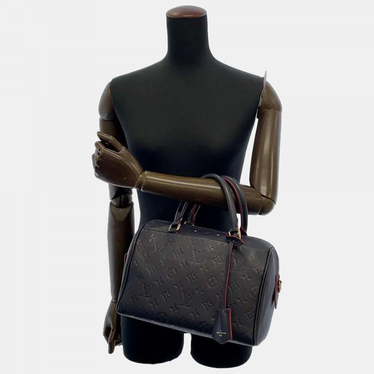 LV Speedy 25 Black Empreinte Leather, Luxury, Bags & Wallets on