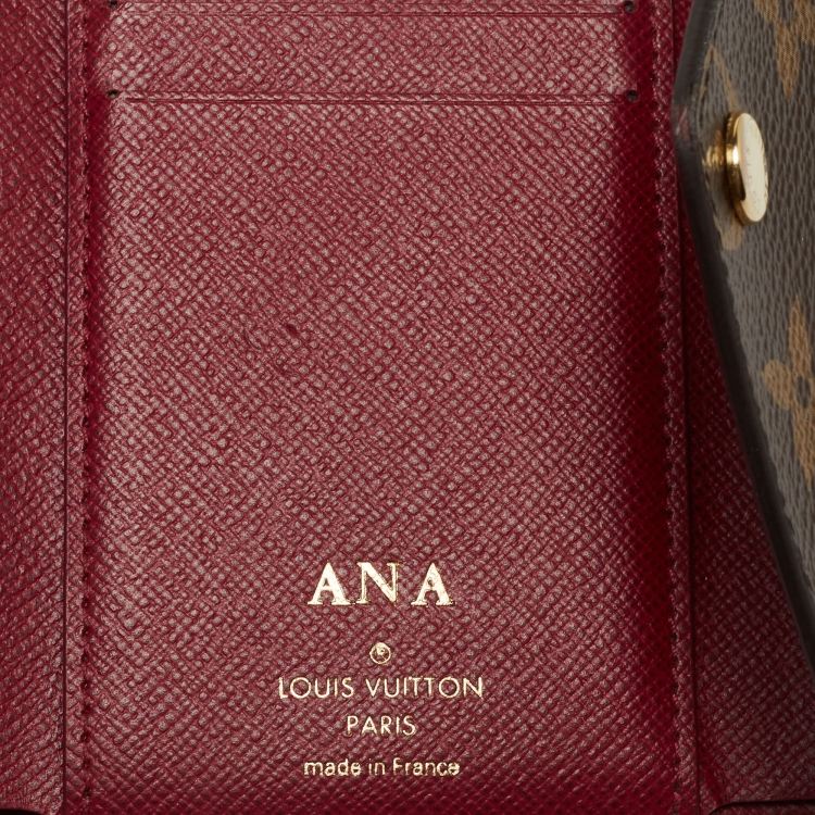 Pre Owned Louis Vuitton Monogram Canvas Victorine Wallet 