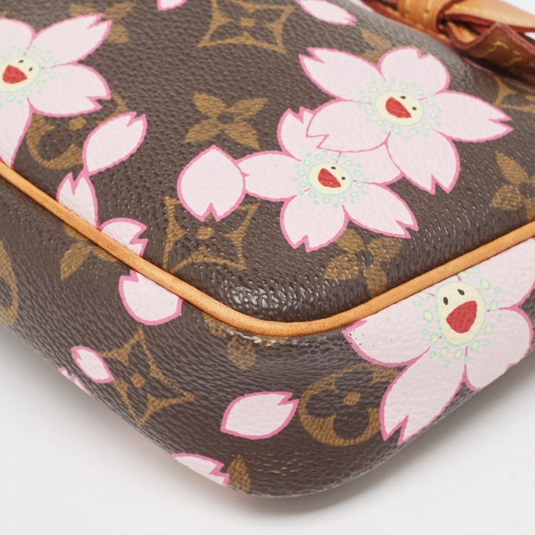 Pre Owned Louis Vuitton Monogram Canvas Cherry Blossom Pochette Accessoires