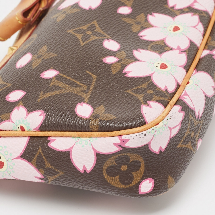 Pre Owned Louis Vuitton Monogram Canvas Cherry Blossom Pochette Accessoires