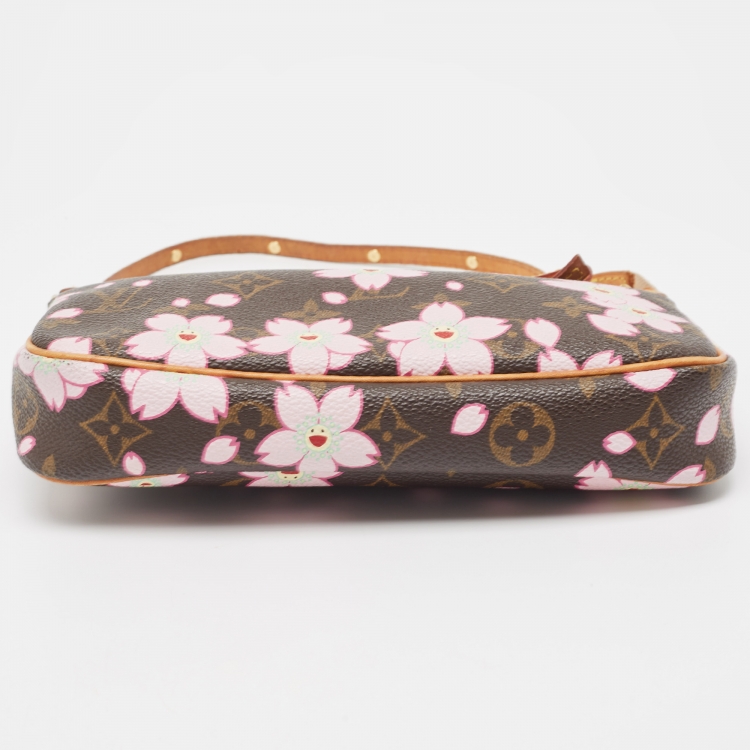 Pre Owned Louis Vuitton Monogram Canvas Cherry Blossom Pochette Accessoires