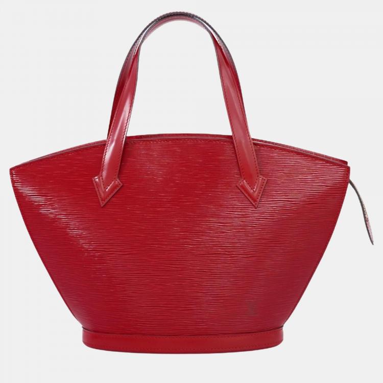 Louis Vuitton Red Epi Leather Saint Jacques Shoulder Bag Louis