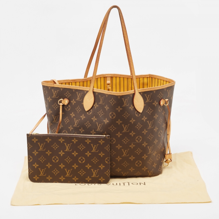 Pre Owned Louis Vuitton Monogram Canvas Neverfull MM Bag