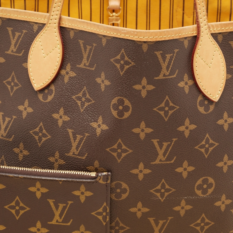 Pre Owned Louis Vuitton Monogram Canvas Neverfull MM Bag