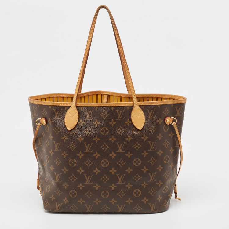 Pre Owned Louis Vuitton Monogram Canvas Neverfull MM Bag