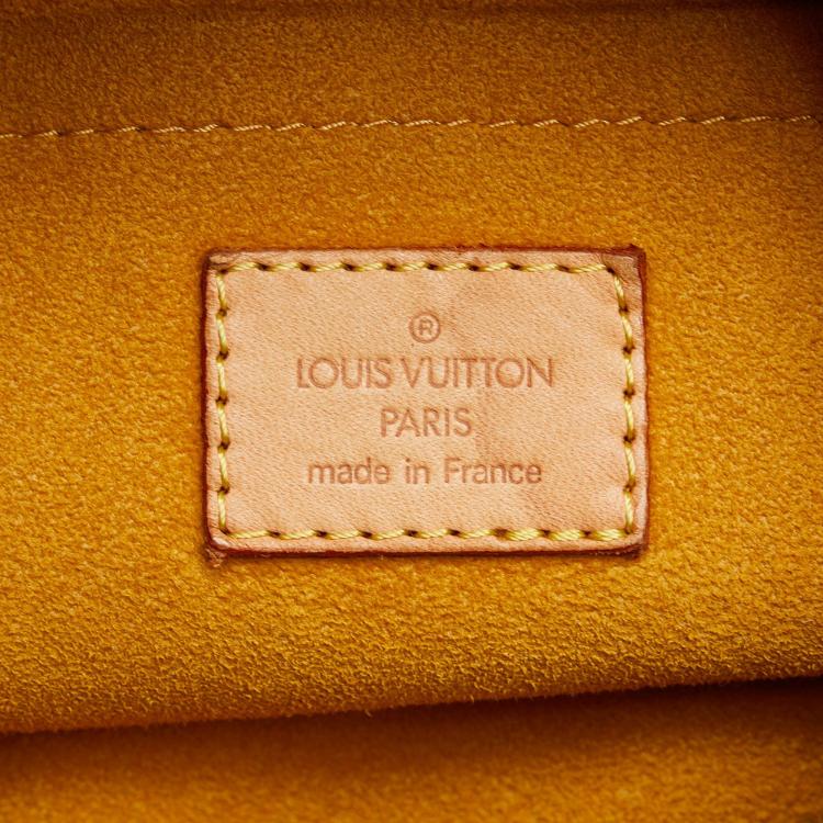 Pre Owned Louis Vuitton Blue Monogram Denim Baggy GM
