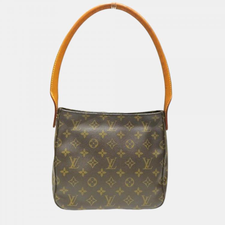 Louis Vuitton Brown Canvas Monogram Looping MM Handbag Louis