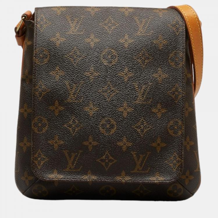 Authentic Louis Vuitton Canvas Leather Shoulder Crossbody Strap