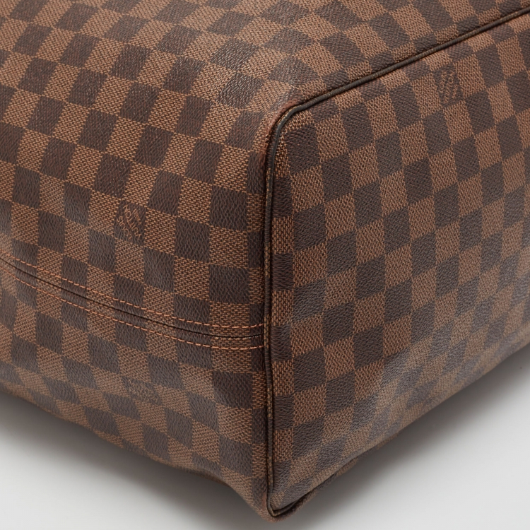 Pre Owned Louis Vuitton Damier Ebene Canvas Neverfull GM Bag