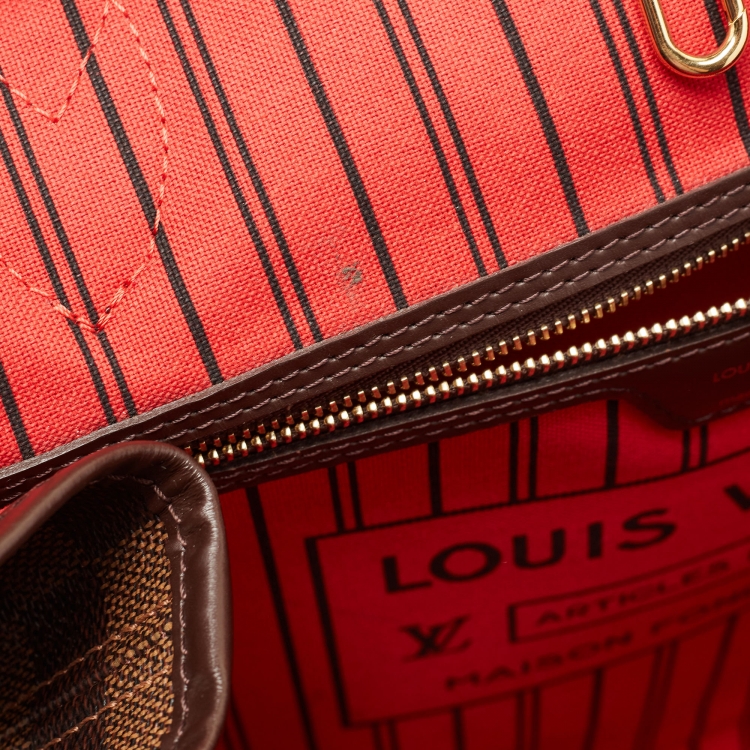 Pre Owned Louis Vuitton Damier Ebene Canvas Neverfull GM Bag