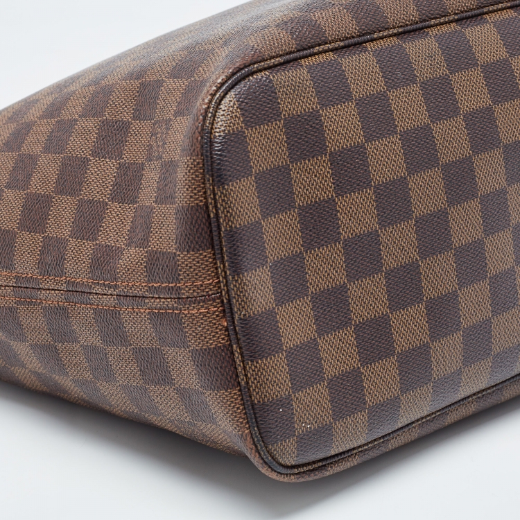 Pre Owned Louis Vuitton Damier Ebene Canvas Neverfull MM Bag