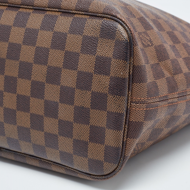 Pre Owned Louis Vuitton Damier Ebene Canvas Neverfull MM Bag