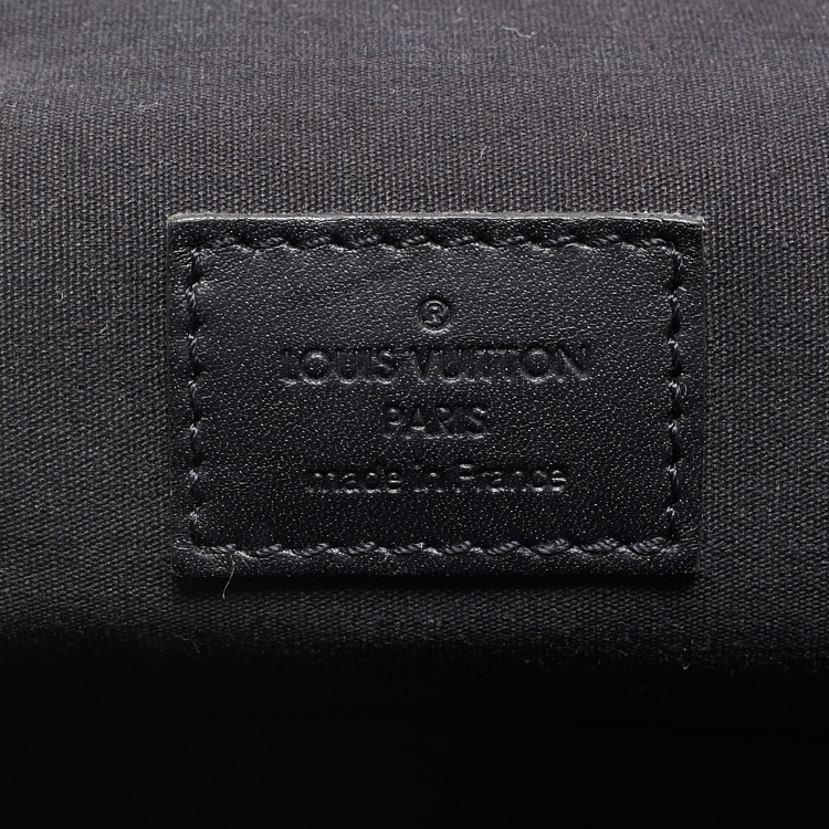 Pre Owned Louis Vuitton Black/White Canvas Fabric Mini Lin Sac Mary Kate Shoulder Bag