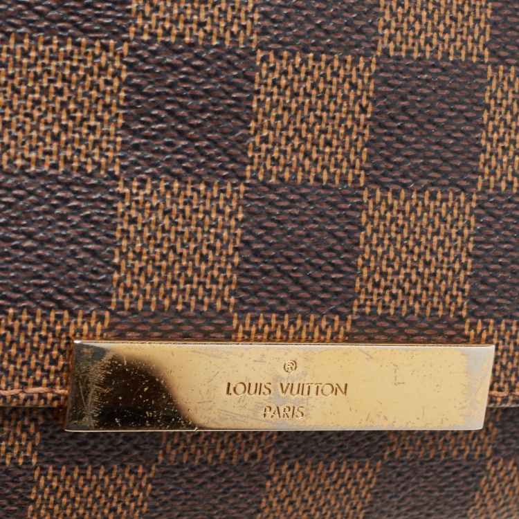 Pre Owned Louis Vuitton Damier Ebene Canvas Favorite PM Bag