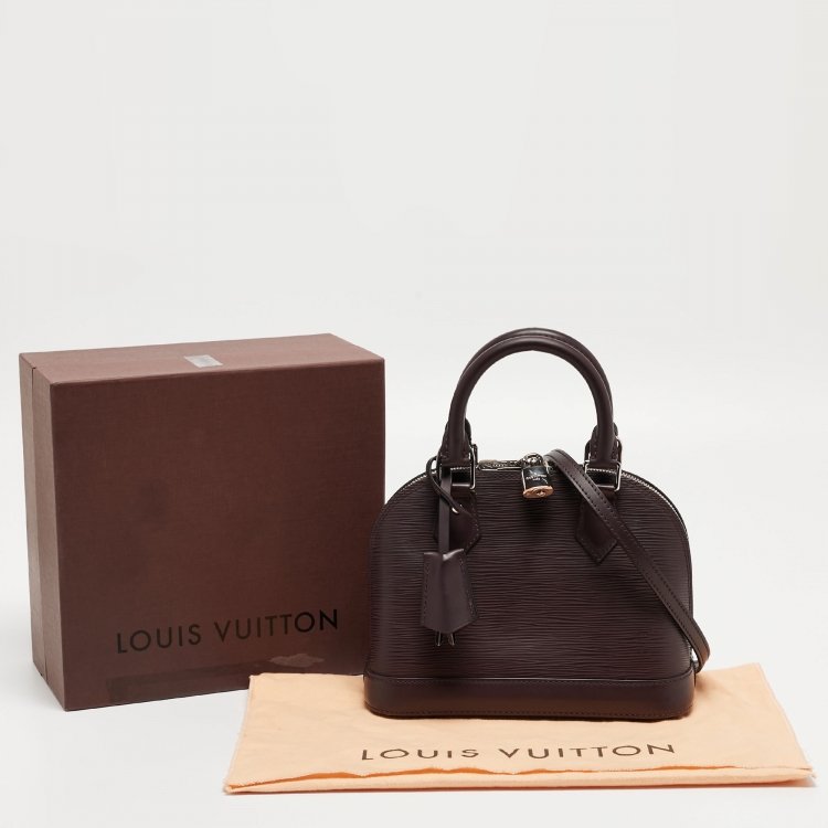Pre Owned Louis Vuitton Quetsche Epi Leather Alma BB Bag