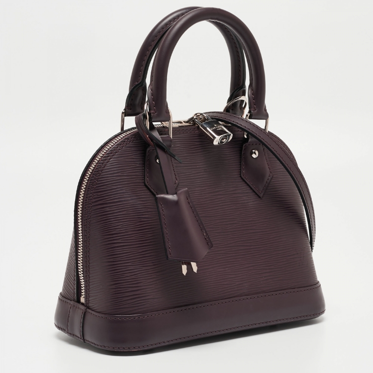 Pre Owned Louis Vuitton Quetsche Epi Leather Alma BB Bag
