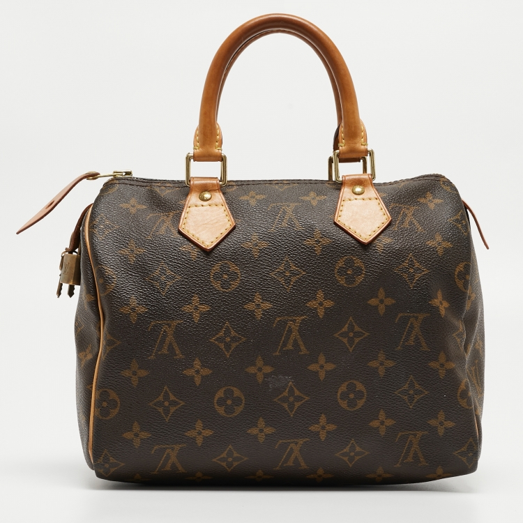 Pre Owned Louis Vuitton Monogram Canvas Speedy 25 Bag