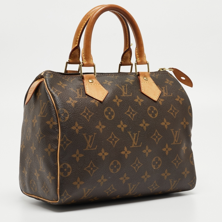 Pre Owned Louis Vuitton Monogram Canvas Speedy 25 Bag