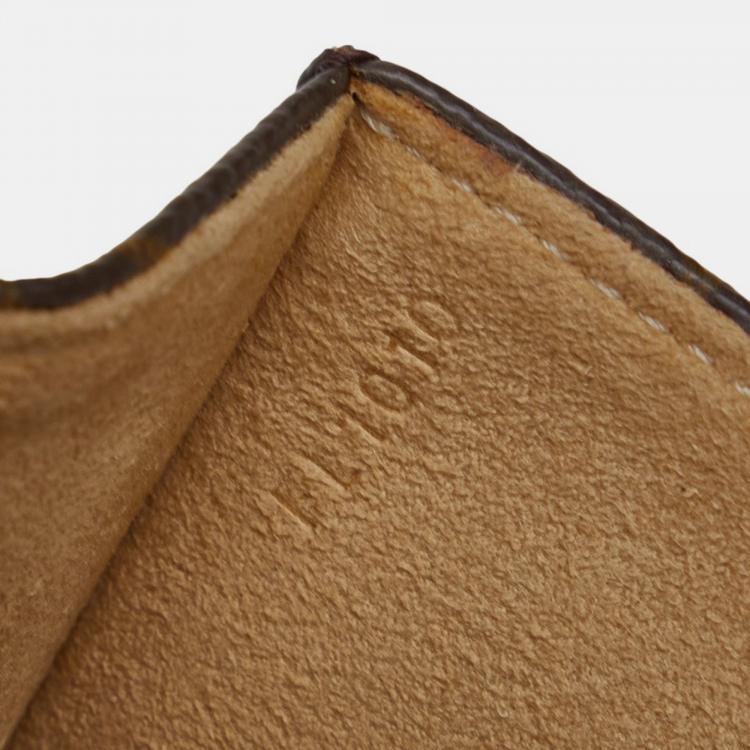 Pre Owned Louis Vuitton Brown Canvas Monogram Pochette Florentine
