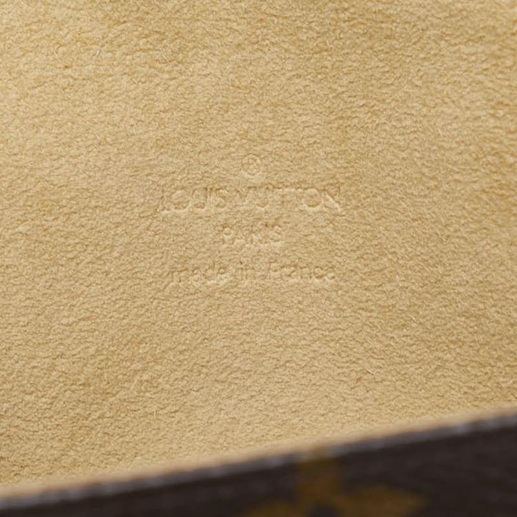Pre Owned Louis Vuitton Brown Canvas Monogram Pochette Florentine