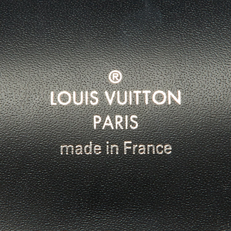 Pre Owned Louis Vuitton Black Epi Leather Sevigne Clutch Bag