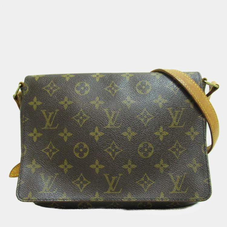 Louis Vuitton Brown Canvas Monogram Musette Tango Short Strap