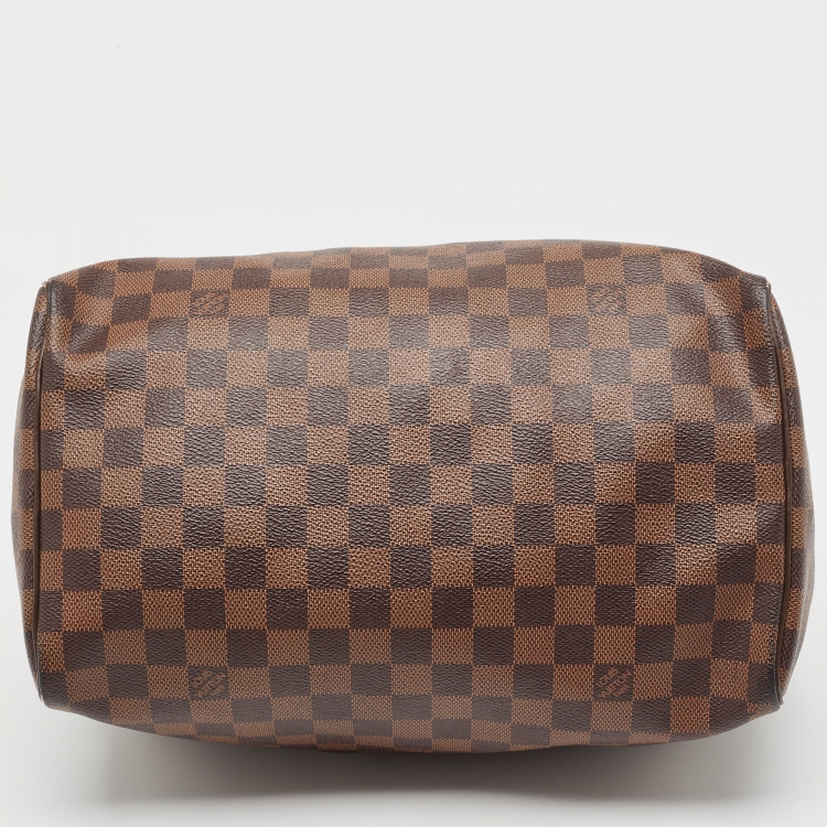 Pre Owned Louis Vuitton Damier Ebene Canvas Speedy 30 Bag