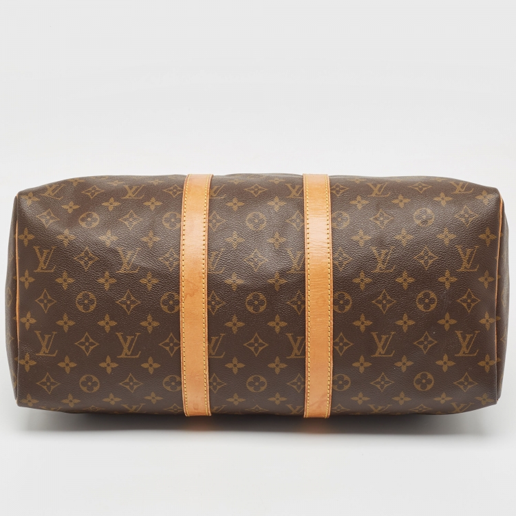 Pre Owned Louis Vuitton Monogram Canvas Keepall 45 Bag