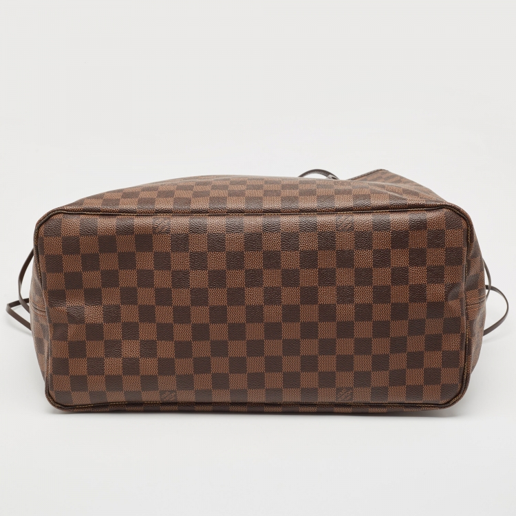 Pre Owned Louis Vuitton Damier Ebene Canvas Neverfull GM Bag
