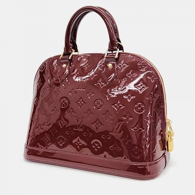 Pre Owned Louis Vuitton Vernis Alma PM Handbag
