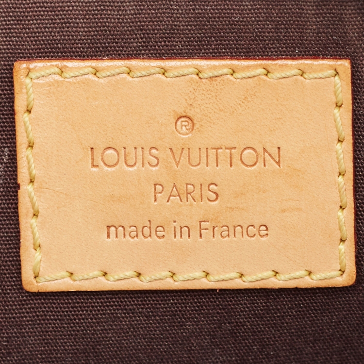 Pre Owned Louis Vuitton Amarante Monogram Vernis Alma BB Bag