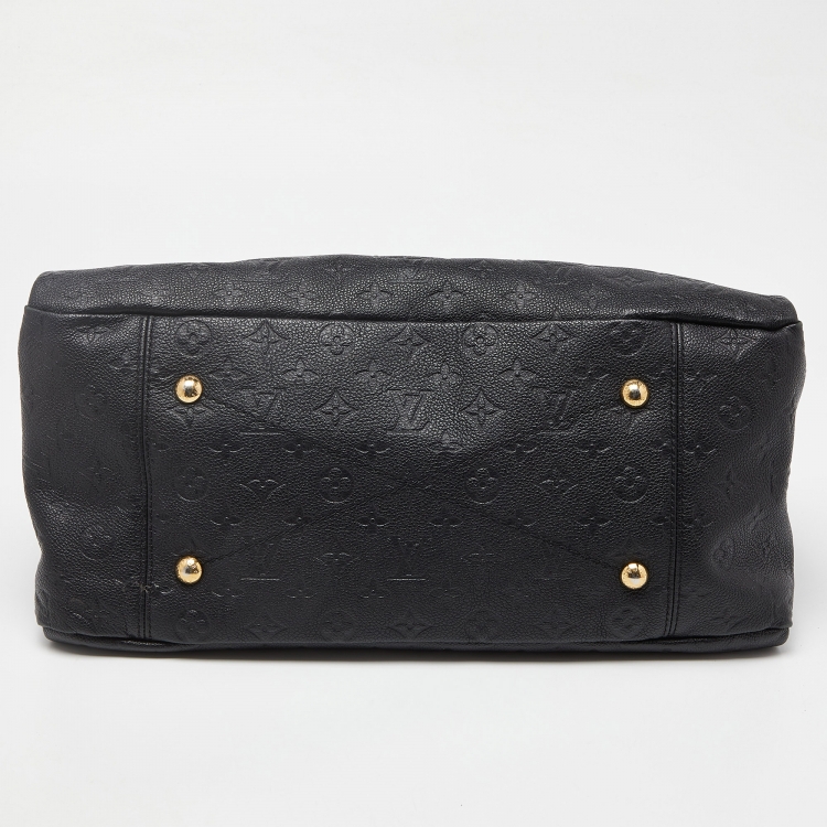 Pre Owned Louis Vuitton Black Monogram Empreinte Leather Artsy MM Bag