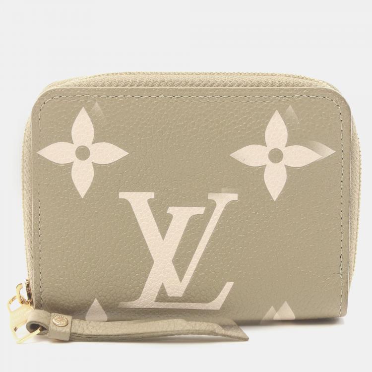 Louis Vuitton Zippy Coin Purse Monogram Emplant Round zipper