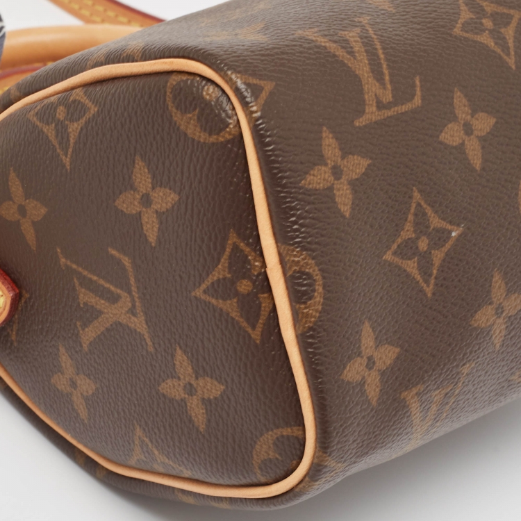 Pre Owned Louis Vuitton Monogram Canvas Nano Speedy Bag