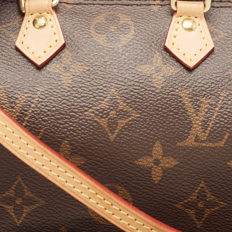 Pre Owned Louis Vuitton Monogram Canvas Nano Speedy Bag