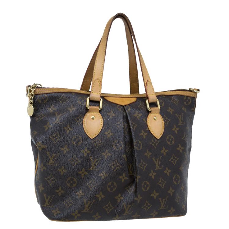 Pre Owned Louis Vuitton Monogram Canvas Palermo Tote PM