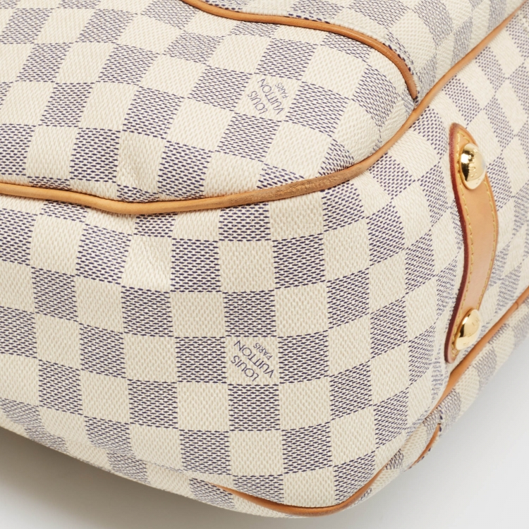 Pre Owned Louis Vuitton Damier Azur Canvas Galliera PM bag
