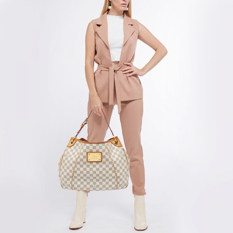 Pre Owned Louis Vuitton Damier Azur Canvas Galliera PM bag