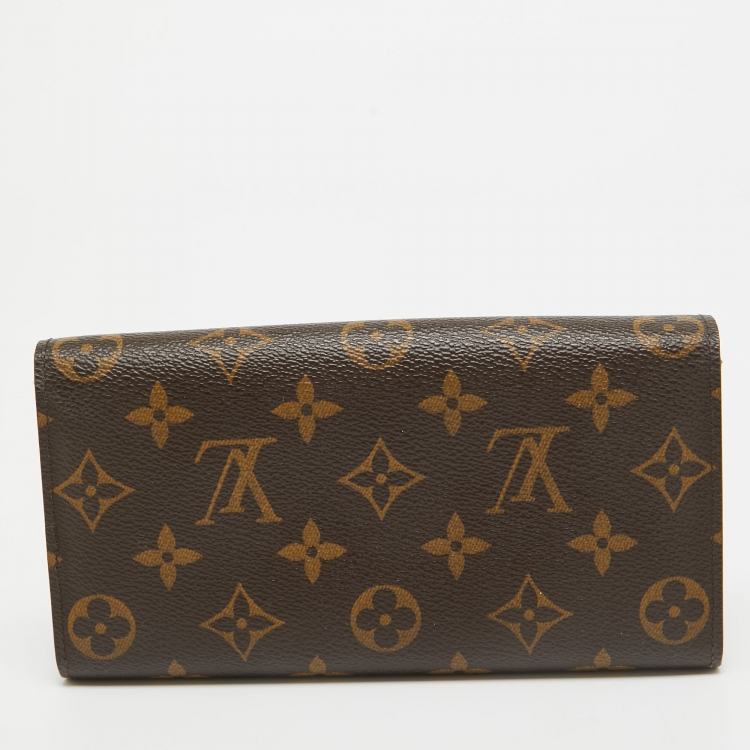 Pre Owned Louis Vuitton Monogram Canvas Sarah Wallet