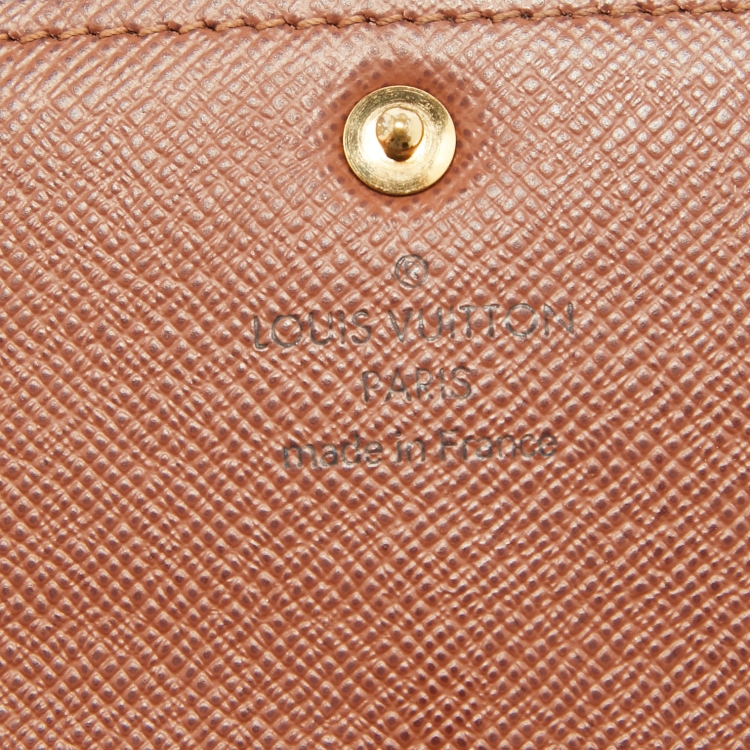 Pre Owned Louis Vuitton Monogram Canvas Sarah Wallet